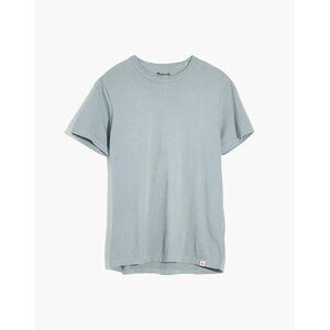 MADEWELL Men's Blue Garment-Dyed Crewneck Tee XLarge AA991 ($29.50)